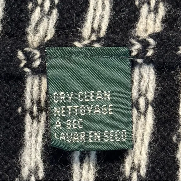 Vintage Y2K Ralph Lauren 100% Lambswool Aztec Navajo Western Print Sweater SZ XL - Picture 8 of 8